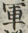 軍の位置