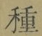 Chữ 種