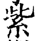 Chữ 紫
