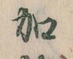 加の位置