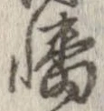 幡の位置