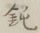 Chữ 鈍