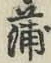 글자 蒲