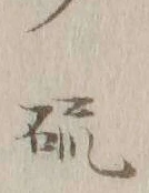 「硫」字