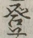 登の位置