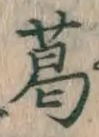 글자 葛
