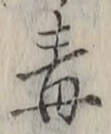 Character 毒