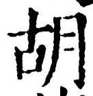 字胡