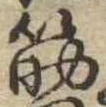 筋の位置