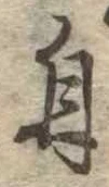 自の位置