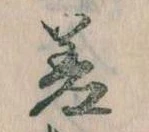 差の位置