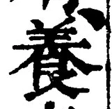 「養」字