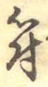 符の位置