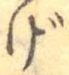 げの位置
