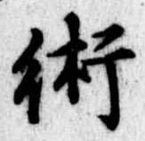 術の位置