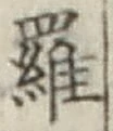 字羅