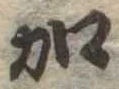 加の位置