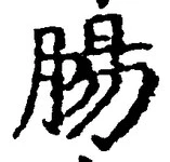 “腸”字