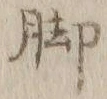 文字 脚
