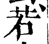 「若」字