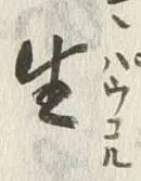 “生”字