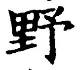 Character 野