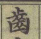 “齒”字