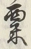 Chữ 粟
