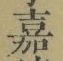 Character 嘉