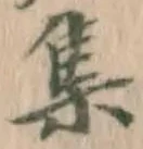 「集」字