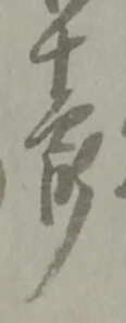 喜の位置