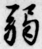 弱の位置