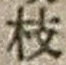 文字 枝