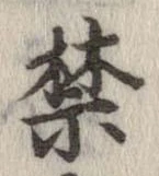 禁の位置