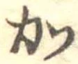 加の位置