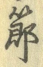 節の位置