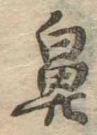 鼻の位置