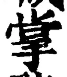 Chữ 掌