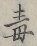 Character 毒