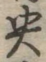 央の位置