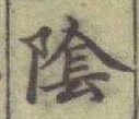 글자 隂