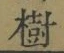 Chữ 樹