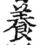 「養」字