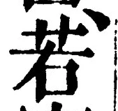 「若」字