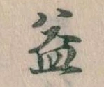 益の位置