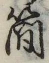簡の位置