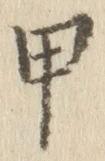 文字甲