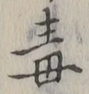 Character 毒