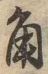 角の位置