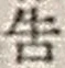 Chữ 告